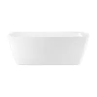 Акриловая ванна в наборе 3 в 1: отдельностоящая ванна, ножки, экран Wellsee Idéal 236901000