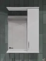 Orange Лайт LA-50ZSW Шкаф зеркальный универсальный, белый