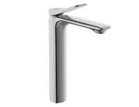 Смеситель для раковины Cersanit ODRA высокий однорычажный клик клак, 63054