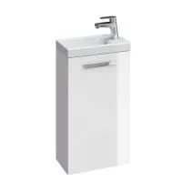 Тумба с умывальником напольная Cersanit MELAR 40 с COMO 40 белый, B-SU-MEL-CM40 + S-UM-COM40/1-w