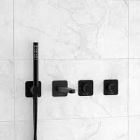 Встраиваемый комплект для ванны WasserKRAFT с лейкой и изливом A5251.299.301.302.242.217