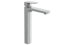 Смеситель для раковины Cersanit WISLA высокий однорычажный клик клак, 63059