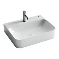 Умывальник Ceramicanova AURA с 1 отверстием для смесителя, без перелива 610x480x140мм
