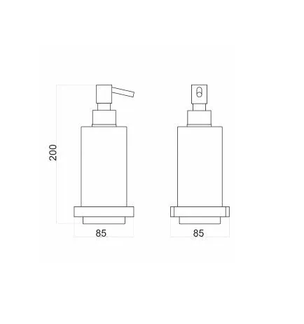 Дозатор для жидкого мыла Webert Pegaso PE500201010