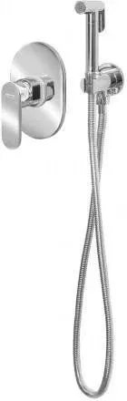 Смеситель встраиваемый с гигиеническим душем Grocenberg GB1002 Хром