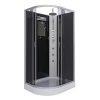 Душевая кабина Niagara Classic NG-3512-14RBKTG 120х80х210-240, низкий поддон 13 см, стекло тонированное