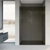 Душевая дверь Vincea Arno VPS-1A120CGB, 1200, черный, стекло тонированное