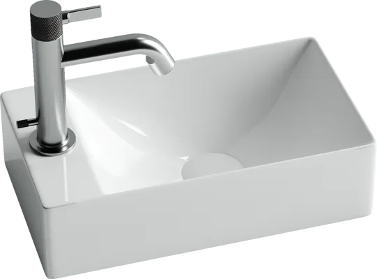 Умывальник Ceramicanova подвесной прямоугольный (отверстие под смеситель R) Element 375x215x100мм