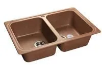 Кухонная мойка GranFest STANDART S-780K терракот