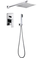 Душевая система Laveo Kvadrato BLQ_002P скрытого монтажа хром