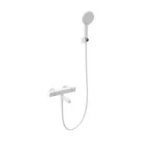 Смеситель для ванны с душем и термостатом WONZON & WOGHAND, Белый матовый (WW-B2016-A1-MW)