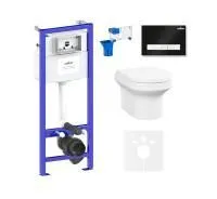 Комплект инсталляции и унитаза 7 в 1 Lavinia Boho Grance Hill Rimless 87561045