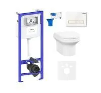 Комплект инсталляции и унитаза 7 в 1 Lavinia Boho Grance Hill Rimless 87561052