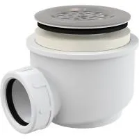 Сифон для душевого поддона Alcaplast с нержавеющей peшeткой, A46-60