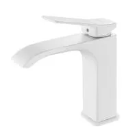 Смеситель для раковины Shevanik S4001C, белый