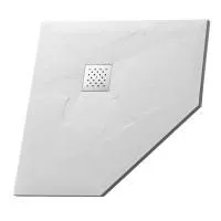 Поддон трапеция Grossman Strong GR-S19090D белый 90x90x2.5