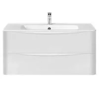 Тумба под раковину Vincea Paola 1000 подвесная, 2 выкатных ящика soft close, G.White