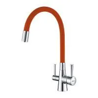 Смеситель Lemark Comfort LM3075C-Orange для кухни с подключением к фильтру с питьевой водой Смеситель Lemark Comfort LM3075C-Orange для кухни с подключением к фильтру с питьевой водой