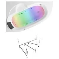 Гидромассажный комплект с хромотерапией 5 в 1 Lavinia Boho Bell Pro 36113H0C