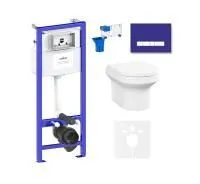 Комплект инсталляции и унитаза 7 в 1 Lavinia Boho Grance Hill Rimless 87561044