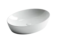 Умывальник Ceramicanova чаша накладная овальная Element 610x410x150мм
