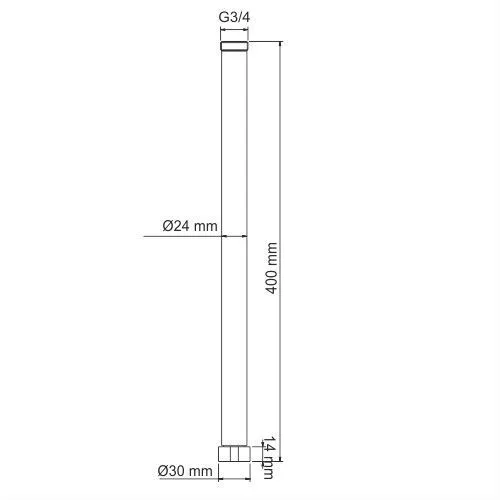 Удлинитель для душевого комплекта Wasserkraft A133
