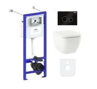 Комплект инсталляции и унитаза 6 в 1 Lavinia Boho Relfix One Rimless 77050168