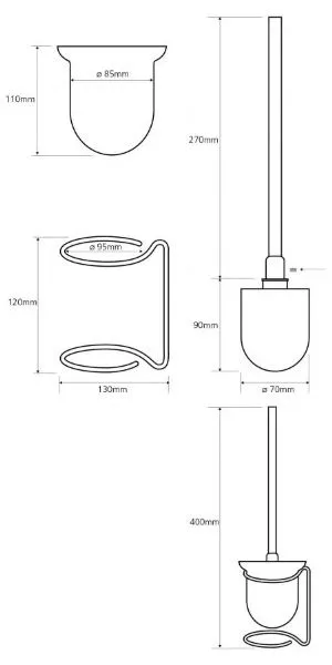 Ершик для унитаза Bemeta Neo 104113109
