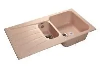 Кухонная мойка GranFest STANDART S-940KL светло-розовый