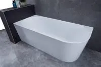 Ванна акриловая Vincea VBT-402-1500L, 1500*750*580, цвет белый, левая, слив-перелив в комплекте, хром