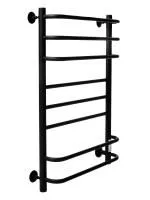 Полотенцесушитель В9/10 Р80*50 (СНШ, Черный RAL 9005 (мат), З группы 3*3*2 вставок , Под скрытый монтаж. С таймером; Правое подкл.)