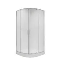 Душевое  ограждение Niagara Nova NG-6686-08 (80*80*195) полукруг, двери раздвижные
