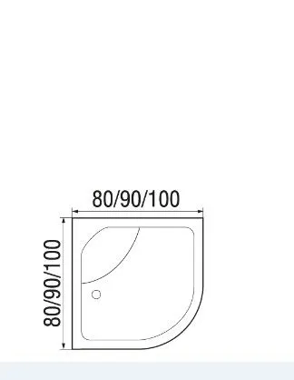 Душевая кабина River NARA Б/К 100/24 МТ, 100x100x206