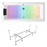 Аэромассажный комплект с хромотерапией 5 в 1 Lavinia Boho Pure 362820AC