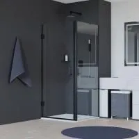 Душевой уголок RGW HO-045B (HO-011B + Z-050-2B + O-204B) 350604572-014 120х70х195 см, черный