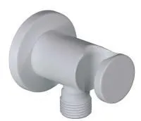 Шланговое подключение с держателем Paffoni ZSUP031BO белый матовый