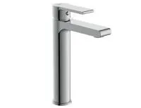 Смеситель для раковины Cersanit BRASKO высокий однорычажный клик клак, 63024