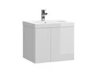 Тумба с умывальником подвесная Cersanit COLOUR 50 с COMO 50 белый, SP-SZ-COL-CM/COL/50 + S-UM-COL50/1-w