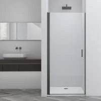 Душевая дверь Vincea Alpha VDP-3AL600CLGM, вороненая сталь, стекло прозрачное