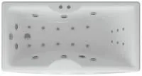 Акриловая ванна Aquatek Феникс 170x75 FEN170-0000089 слив слева, с гидромассажем, фронтальный экран
