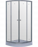 Душевой уголок Timo TL-8001 Romb Glass 80x80x200