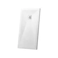 Поддон для душа из искусственного камня Vincea VST-4SR8012W, 1200*800*25, белый матовый