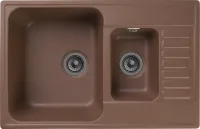 Кухонная мойка GranFest QUARZ 21К терракот