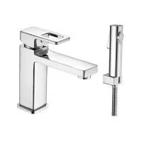 Смеситель для раковины с гигиеническим душем Shevanik S8271, хром