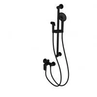 Смеситель для душа с гарнитуром WONZON & WOGHAND, Черный матовый (WW-A4888-MB)