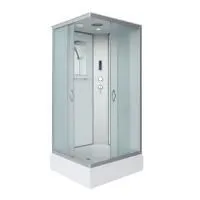 Душ.каб. NG-33084-14QP (1000х800х2150) средний поддон (26см) стекло МАТОВОЕ 4 места