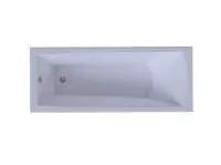 Ванна акриловая Aquatek Либра New 160 x 70 см LIB160N-0000007 без фронтального экрана, вклеенный каркас, белая, слив слева