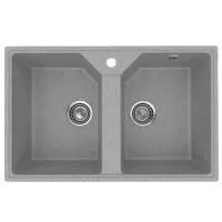 Кухонная мойка Practik PR-M-770-003 (без сифона), светло-серый