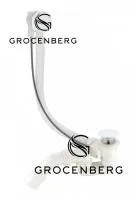 Полуавтоматический сливы-перелив для ванны Grocenberg GB240 Белый