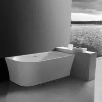 Ванна акриловая Vincea VBT-301-1500R, 1500*780*600, цвет белый, правая, слив-перелив в комплекте, хром